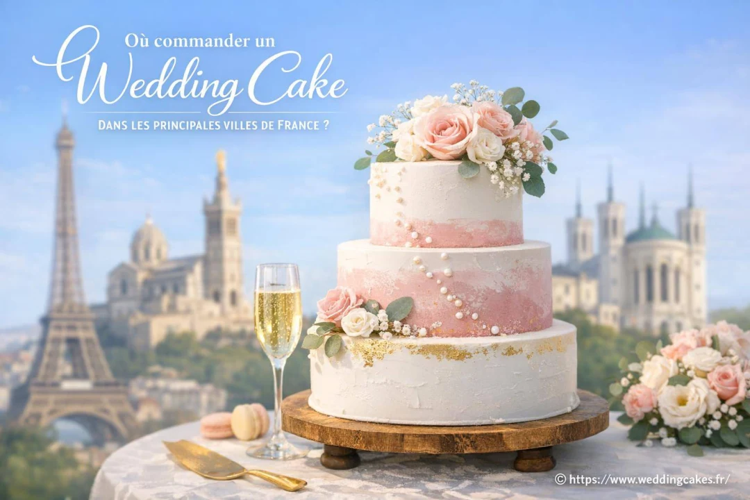 Ou commander un wedding cake dans les principales ville de France ?