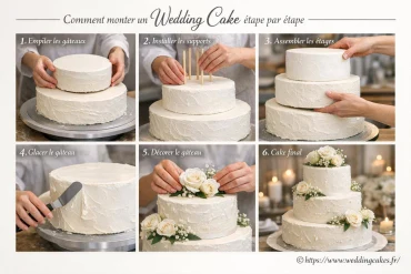 Comment monter un wedding cake étape par étape ?
