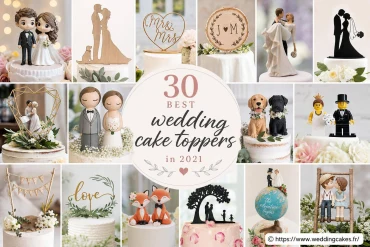 Les meilleurs cake toppers pour gâteau de mariage à découvrir