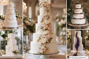 Idées de gâteaux de mariage qui se démarquent