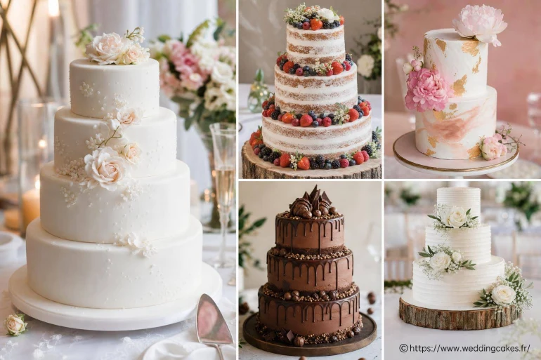 Gâteau de mariage : 5 recettes pour faire un wedding cake