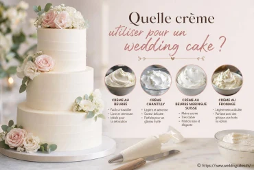 Quelle crème utiliser pour un wedding cake ?