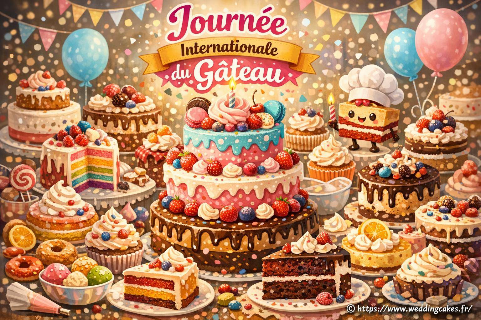 Découvrez la Journée internationale du gâteau 2029 et ses saveurs uniques