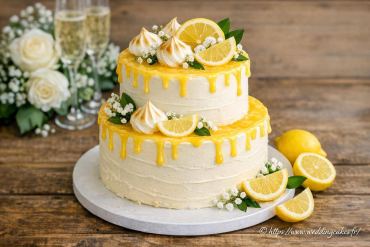 Wedding cake citron : comment réussir un curd acidulé en 2 étages