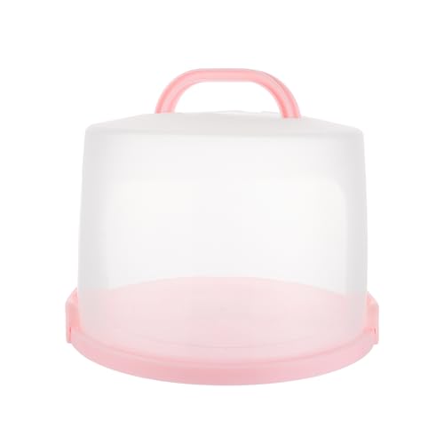 MUXHEL Boite Transport Gateau Rose 10 Pouces, 26 x 31 x 22 c
