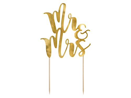 Cake Topper Mr & Mrs Or