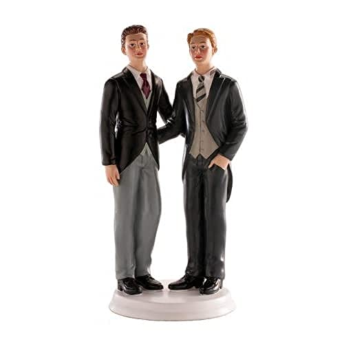 Figurine Mariage Gay 2 Hommes 19cm