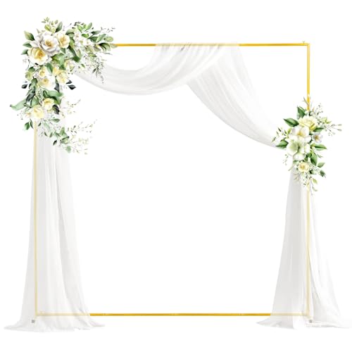 Arche Métal Doré Carrée 2x2m