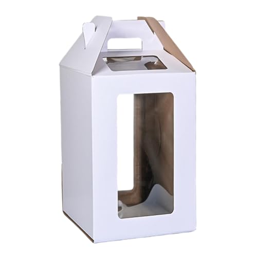 Boîte à gâteau haute avec poignée - Boîte de transport pour 