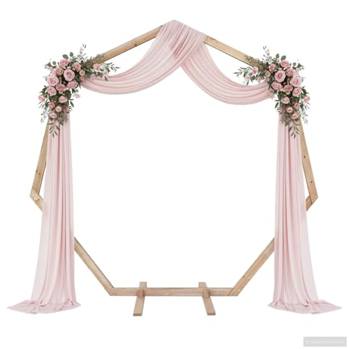 vidaXL Arche de Mariage Marron Clair 221 x 92 x 216 cm, Jard