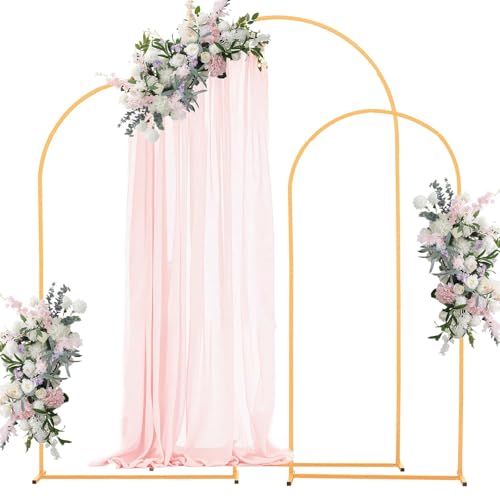 VEVOR Arche de Mariage Lot de 3 Support de Fond Arche 2,2 m 
