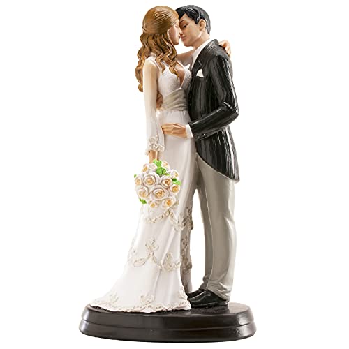 Dekora - 305058 Figurine Mariage 3D Couple Marié se Donnant 