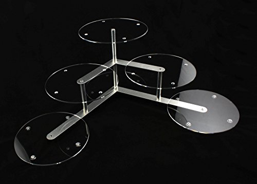 Aluminium acrylic plexiGlass tortenetagere présentoir à gâte