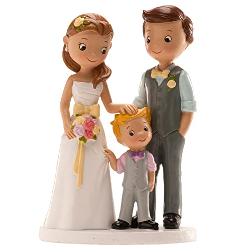 dekora – Figurine pour gâteau de Mariage « Jeune Mariés avec