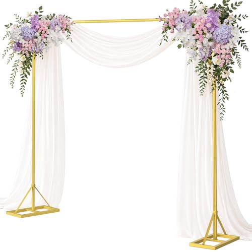 EMART Arche de Mariage 2,4x2,4m Support de Fond, Arche Ballo