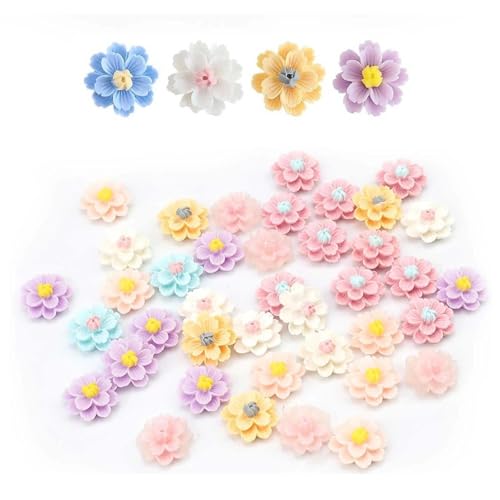 40 Fleurs Marguerites Décor Gâteau