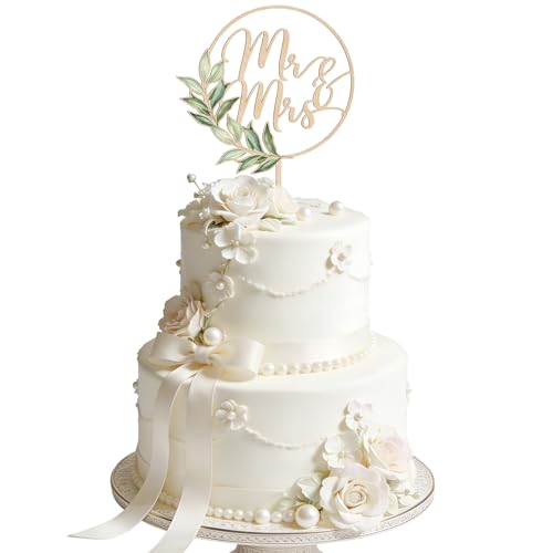 Décoration Gâteau Mr Mrs, Mr et Mrs Mariage Gateau, Decorati