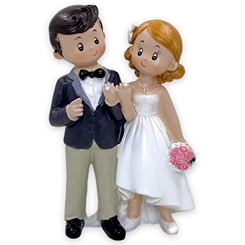 Figurine de gâteau de mariage couple de mariés décoration de