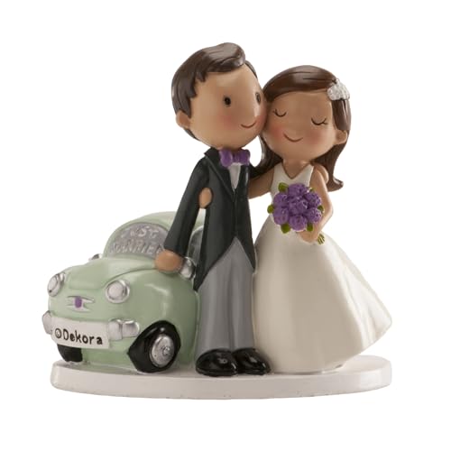 Dekora -Figurine Mariage Couple Jeunes Mariés Gateau de Mari