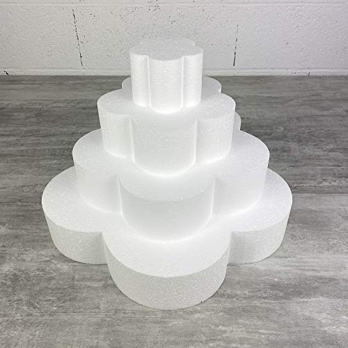 Pièce Montée Fleur Polystyrène 28cm