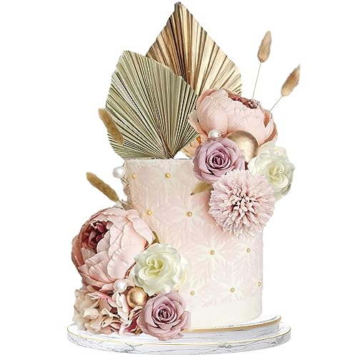EUQUD 29 Pcs Décoration de gâteau bohème fille,Deco Gateau d
