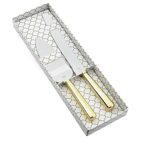 Générique Set Pelle et Couteau à Gâteau de Mariage, Manche D