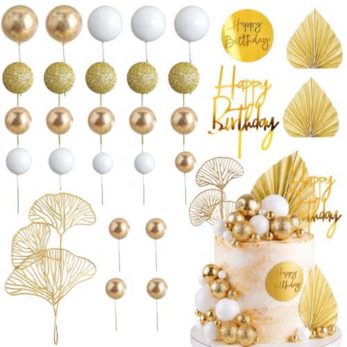 xolear 29 Pièces Fleur Decoration Gateau, Décoration de Gâte